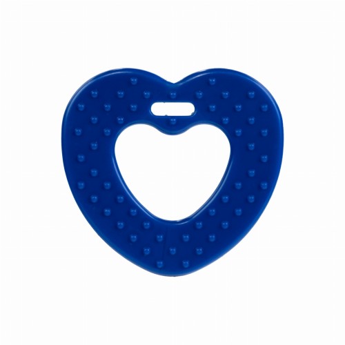 gryzak dodatek do zabawek serce granatowe