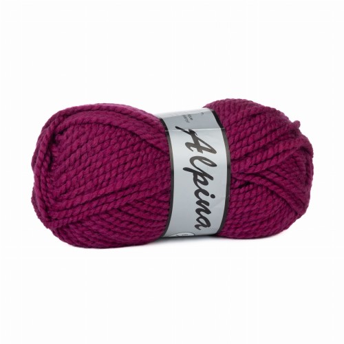 włóczka 100g Lammy Yarns Alpina 6 amarant 014