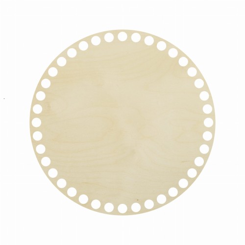 1szt dno, denko okrągłe, baza do koszyka, otwór 10mm, 20cm