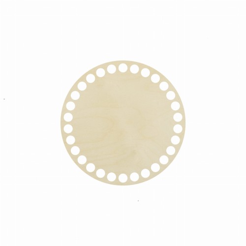 1szt dno, denko okrągłe, baza do koszyka, otwór 7mm, 10cm