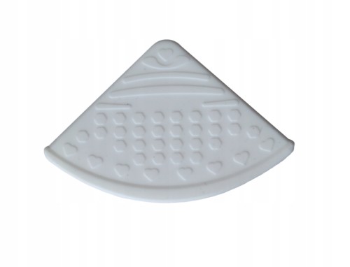 silikonowy gryzak narożnikowy biały