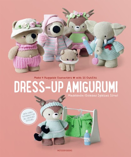 Książka z wzorami szydełko Dress-up Amigurumi