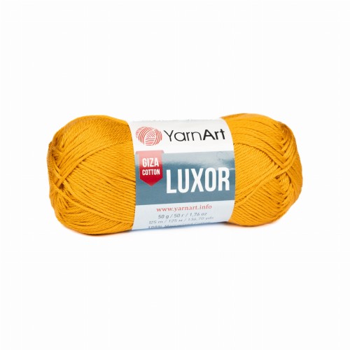 bawełna merceryzowana Luxor musztardowa