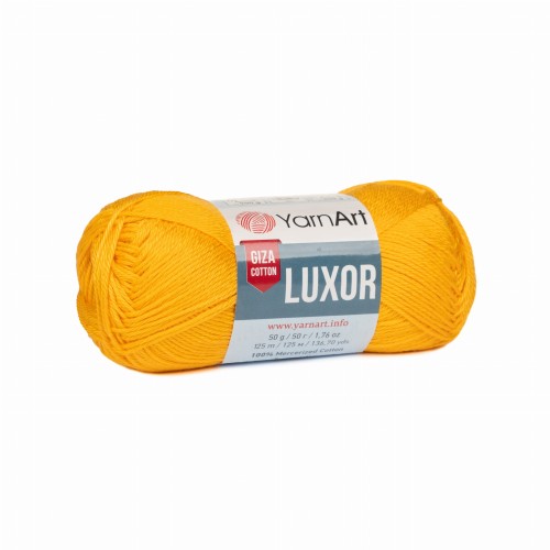 bawełna merceryzowana Luxor żółta