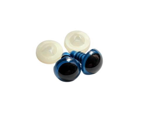 oczy do zabawek 12mm niebieskie