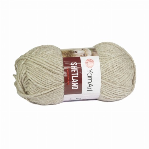 włóczka YarnArt Shetland 504 ciemny beż