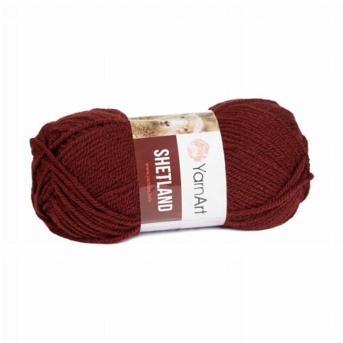włóczka Shetland YarnArt 523 bordowa