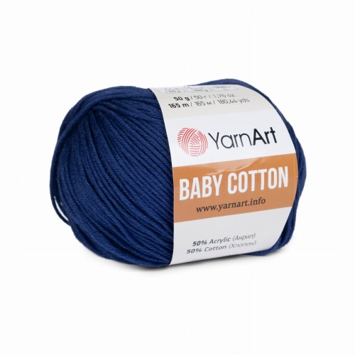 50g YarnArt Baby Cotton na amigurumi granatowy 459