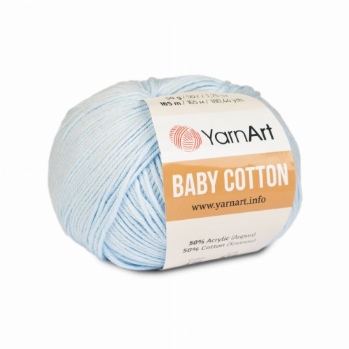 50g YarnArt Baby Cotton na amigurumi błękitny 450