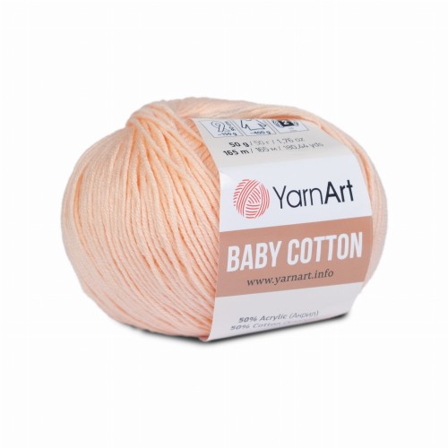 50g YarnArt Baby Cotton na amigurumi łososiowy 411