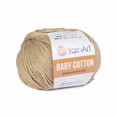 50g YarnArt Baby Cotton na amigurumi beżowy 405