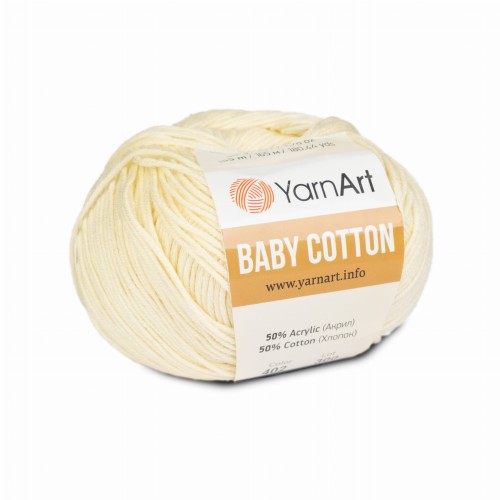 50g YarnArt Baby Cotton na amigurumi kremowa 402
