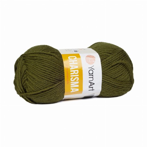 włóczka wełna YarnArt Charisma zielona khaki 530