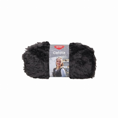 Włóczka poliestrowa RED Heart Calista czarna 10