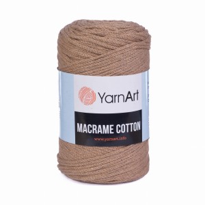 250g sznurek makrama YarnArt Macrame Cotton brązowy 788