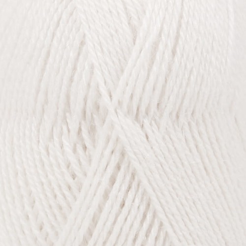 50g wełna alpaka DROPS Alpaca 101 złamana biel