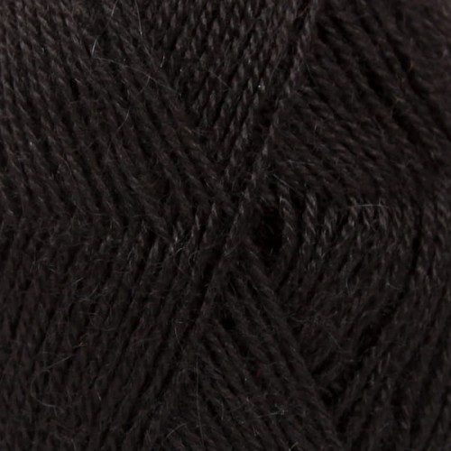 50g wełna alpaka DROPS Alpaca 8903 czarna