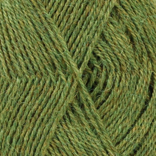 50g wełna alpaka DROPS Alpaca mix 7238 zielona