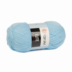 100g włóczka 100% akryl YarnArt Elite błękit 215