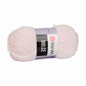 100g włóczka poliester YarnArt Dolce jasny róż 781