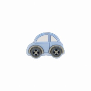 1szt. koralik silikonowy samochodzik auto błękitne
