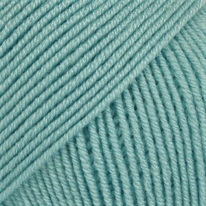 50g wełna merynos DROPS Baby Merino blady turkus 10