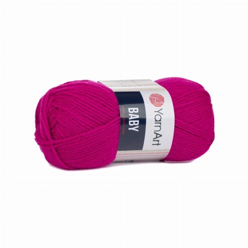 akryl YarnArt Baby ciemnoróżowa 8041