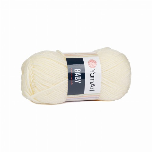 włóczka akryl YarnArt Baby kremowa 502
