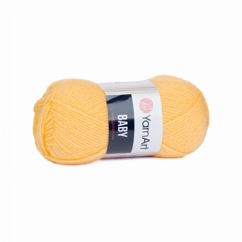 akryl YarnArt Baby żółta 315