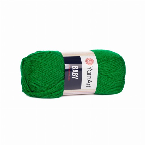 akryl YarnArt Baby ciemnozielona 338