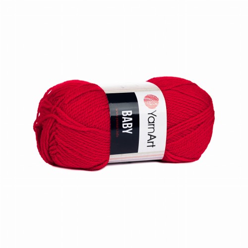 akryl YarnArt Baby czerwona 156