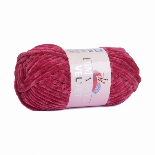 włóczka Himalaya Velvet 10 ciemny róż