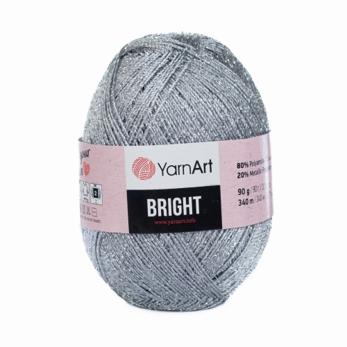 kordonek yarnart bright ze srebrną nitką 235