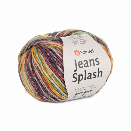 50g włóczka bawełniano akrylowa YarnArt Jeans Splash 943