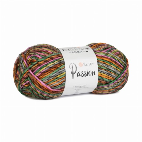 włóczka kolorowa wełna YarnArt Passion 1254