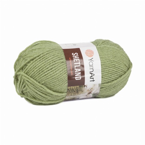 włóczka YarnArt Shetland zielona 525