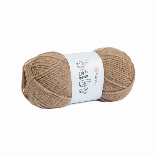 włóczka akryl YarnArt Baby brązowa 218