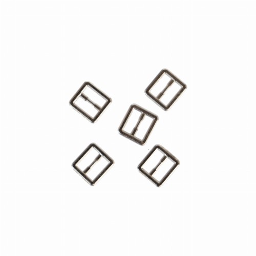 mini klamry metalowe dla lalek kolor srebrny