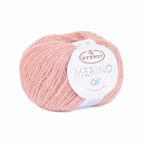 wełna merynos Stenli Yarn Merino Air 041 różowa