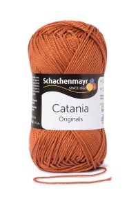 50g włóczka 100% bawełna Catania rudy 426