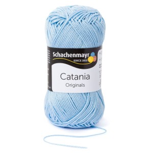 50g włóczka 100% bawełna Catania błękit 173