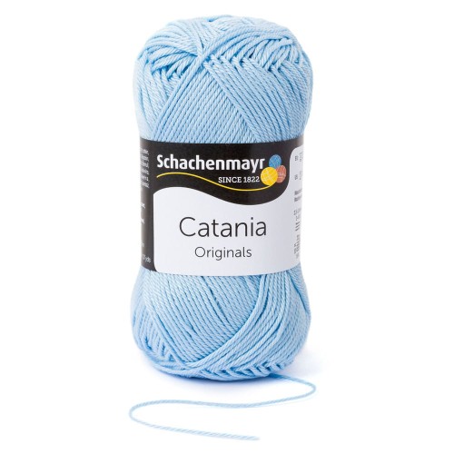 włóczka Catania 100% bawełna błękitna 173