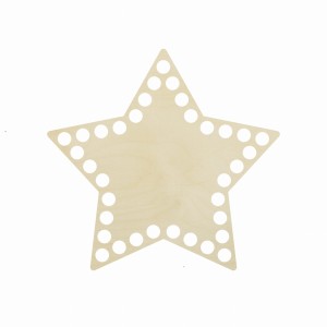 1szt dno baza do koszyka gwiazda 24cm otwór 10mm