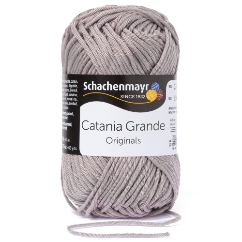 włóczka bawełna Catania Grande 406 ciemny beż