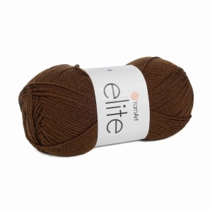 100g włóczka 100% akryl YarnArt Elite brązowy 05
