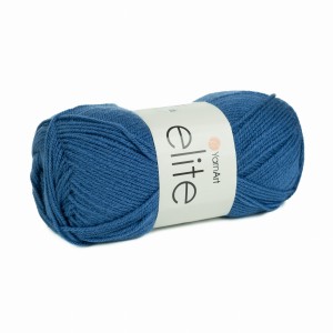 100g włóczka 100% akryl YarnArt Elite ciemnoniebieski 209