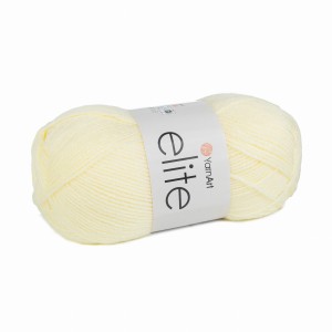 100g włóczka 100% akryl YarnArt Elite kremowy 226