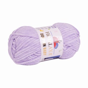 100g włóczka poliester Himalaya Dolphin Baby fiolet 305