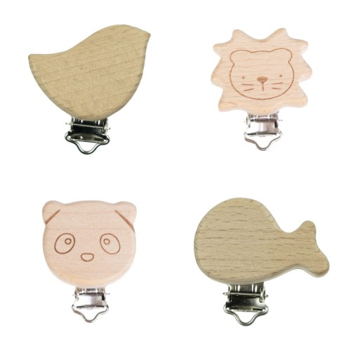 mix klipsów drewnianych