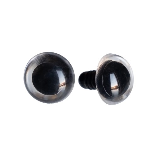 oczka zaciskowe 16,5mm przezroczyste